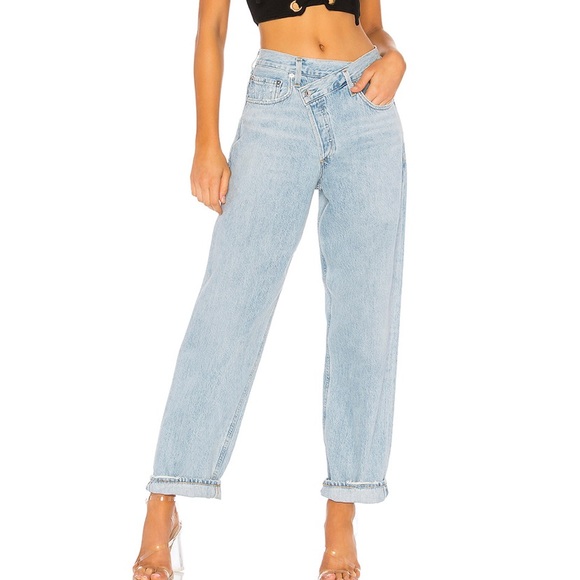 criss cross jeans agolde